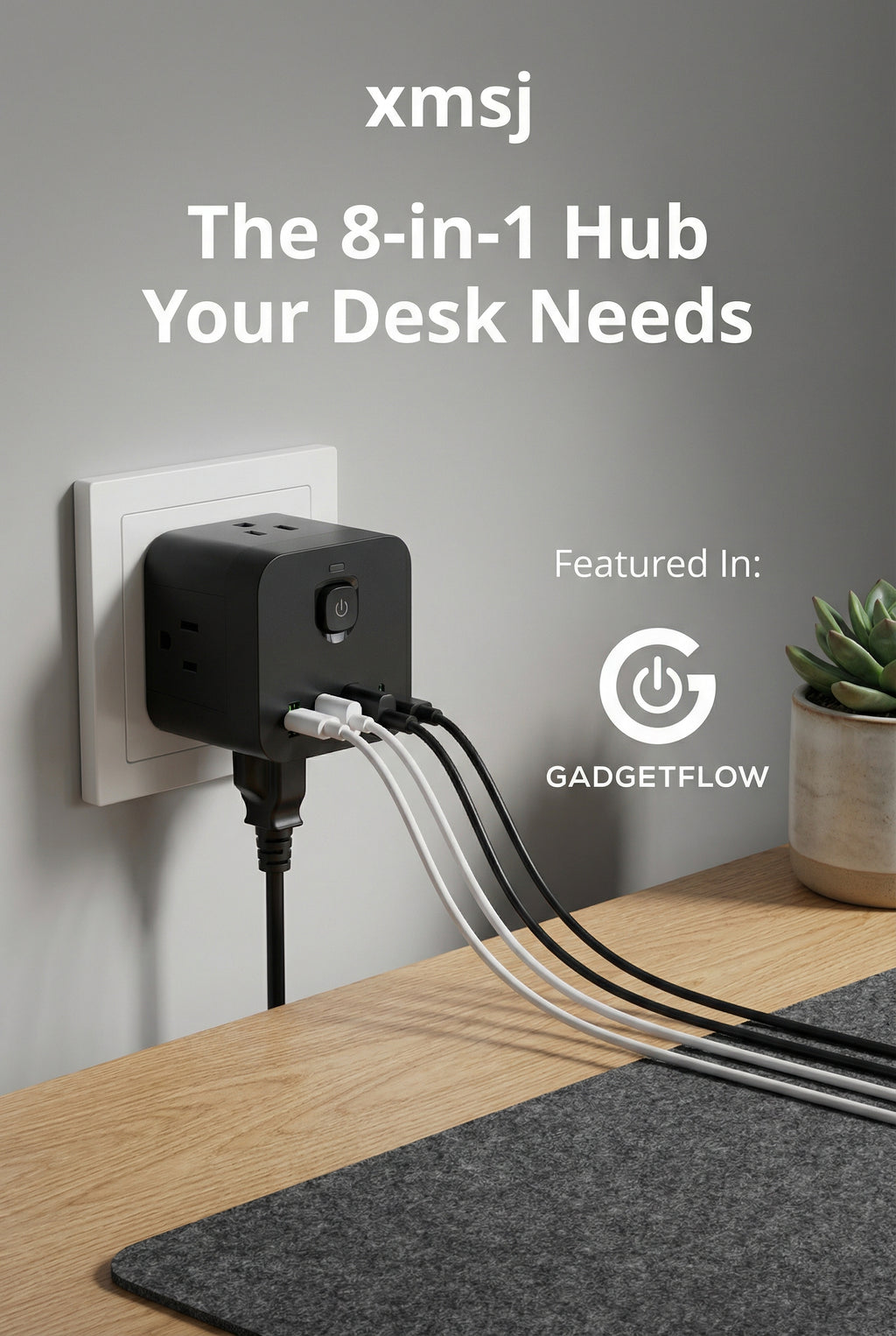 8-in-1 Power Strip US Electrical Plug