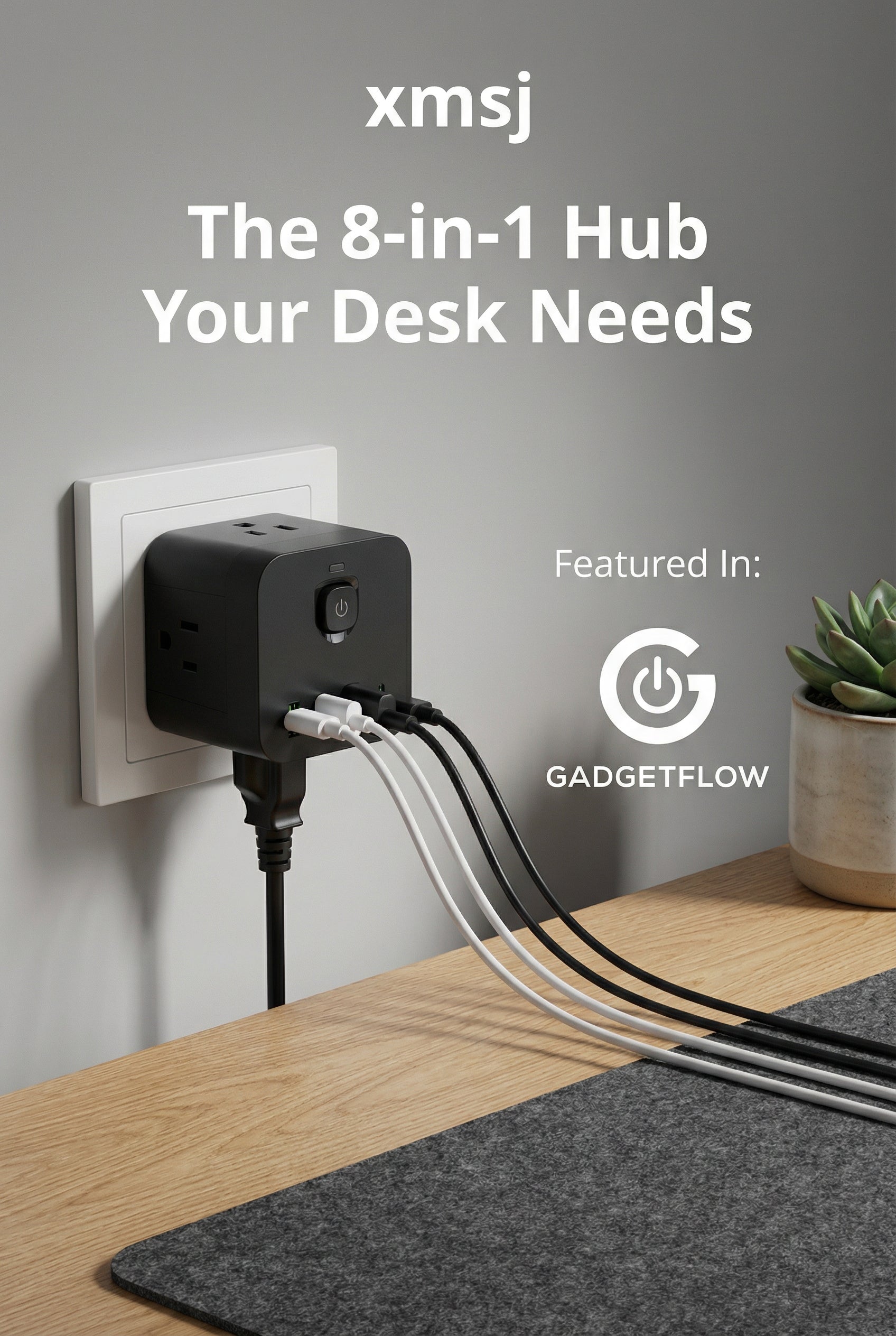 8-in-1 Power Strip US Electrical Plug