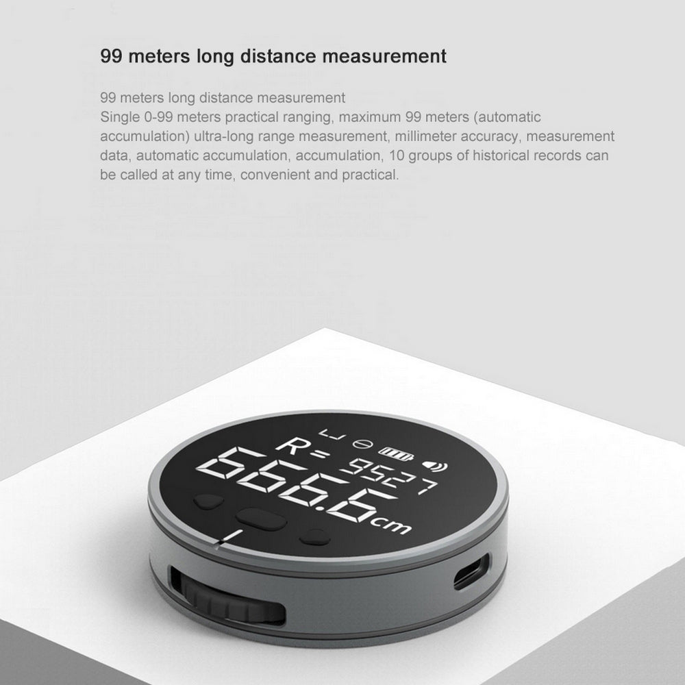 Smart Digital Measuring Tape with LCD Display