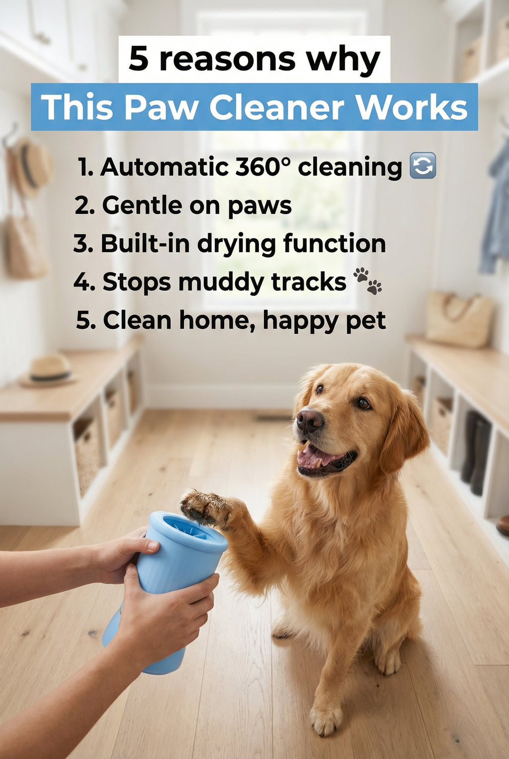 Automatic Pet Paw Cleaner