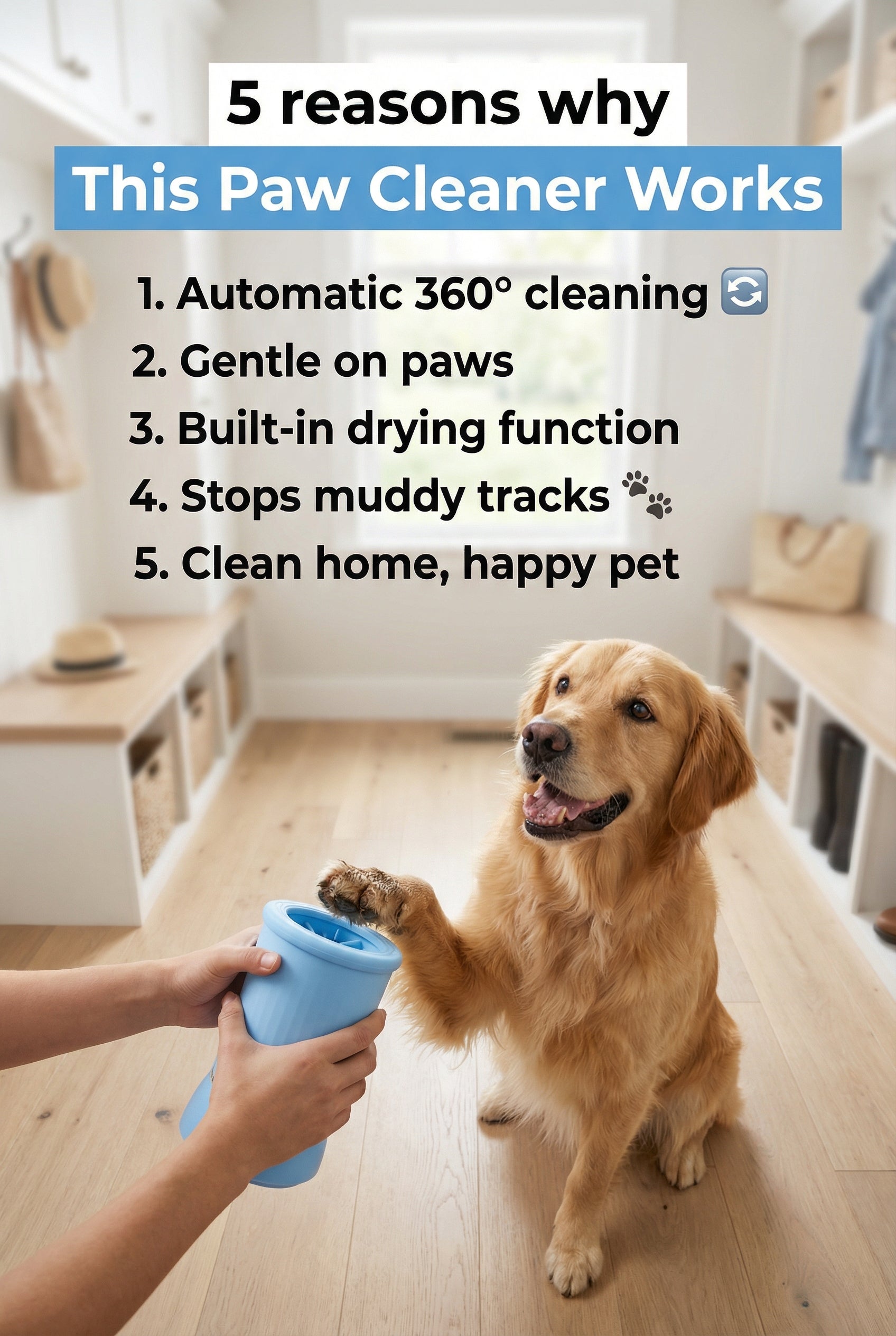 Automatic Pet Paw Cleaner