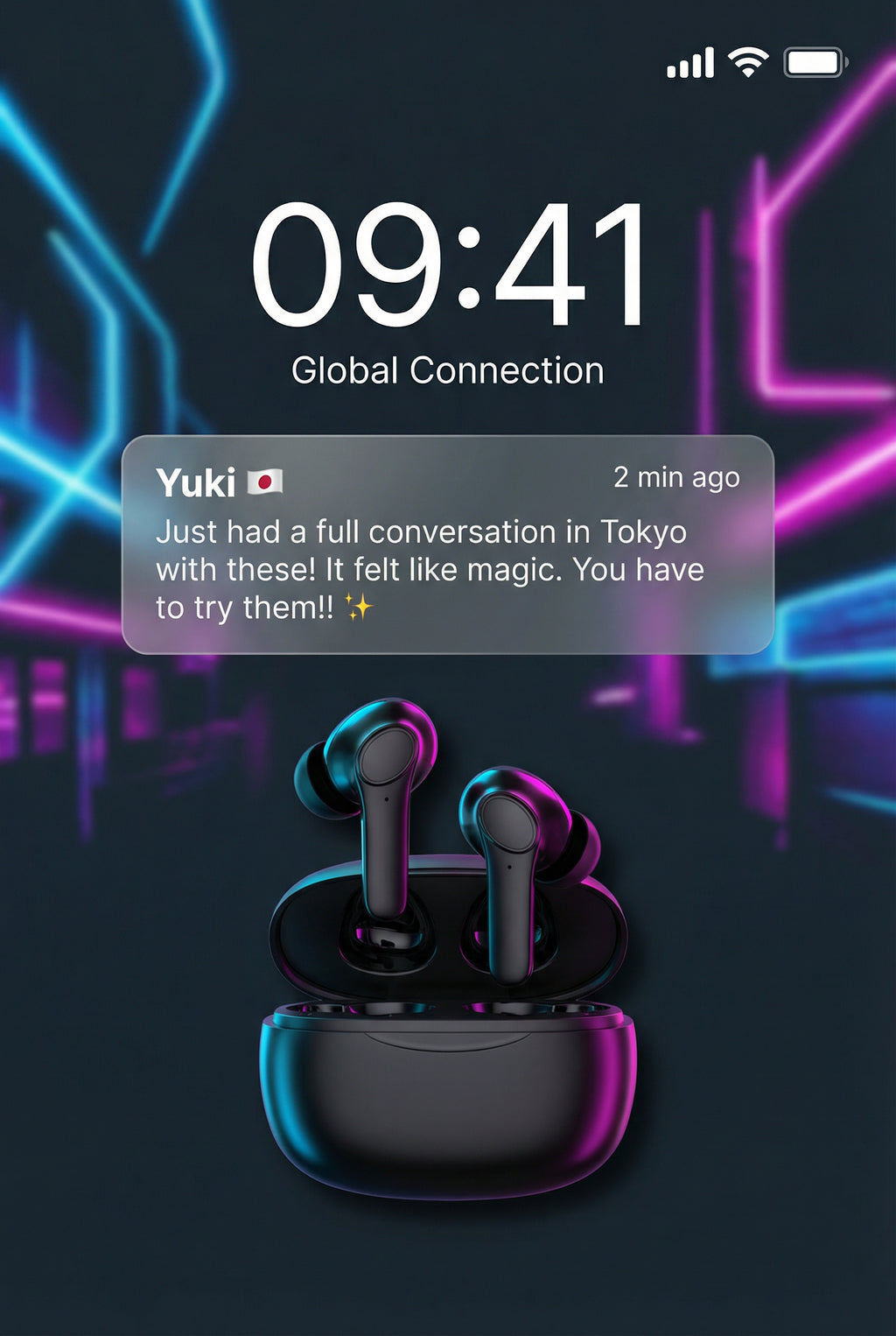 Wireless Real-time Language Translator