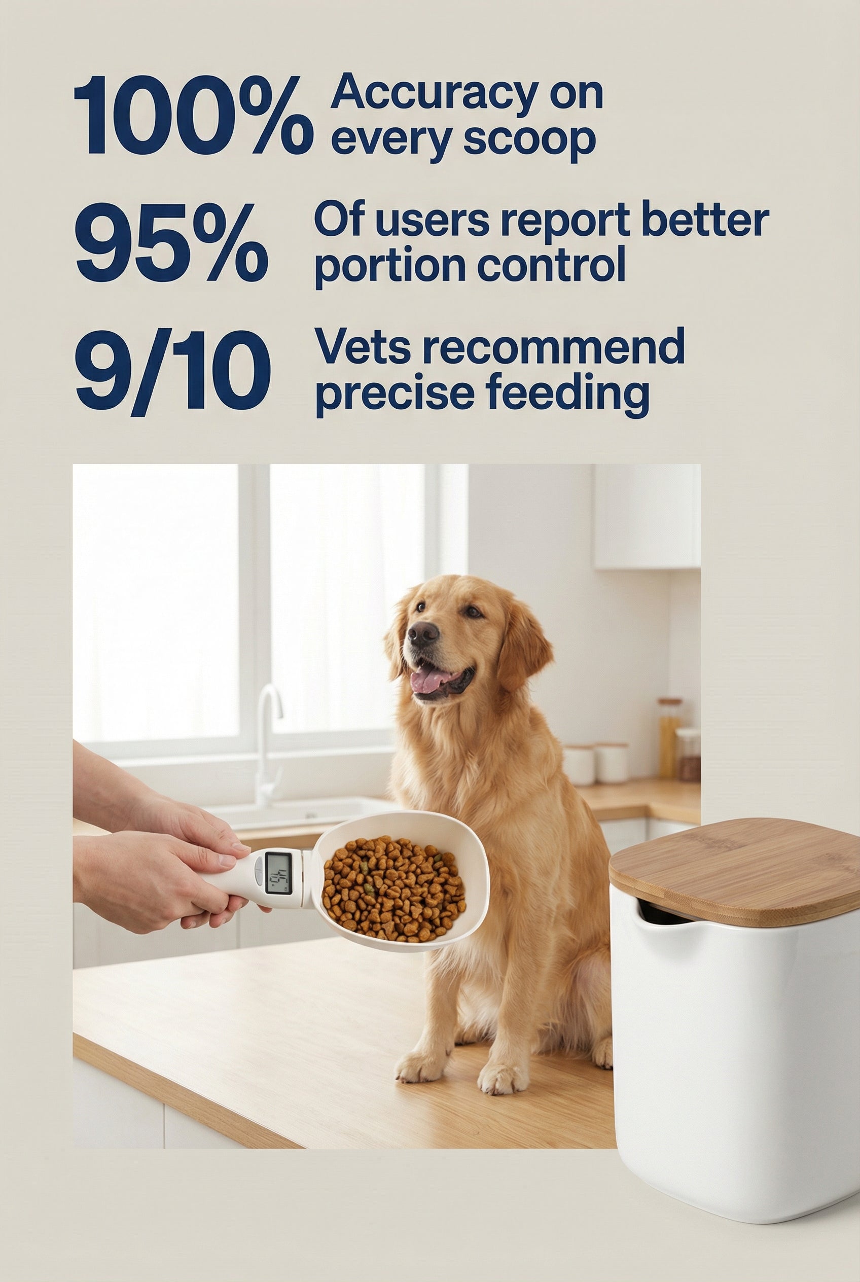 Pet Food Scale with LCD Display