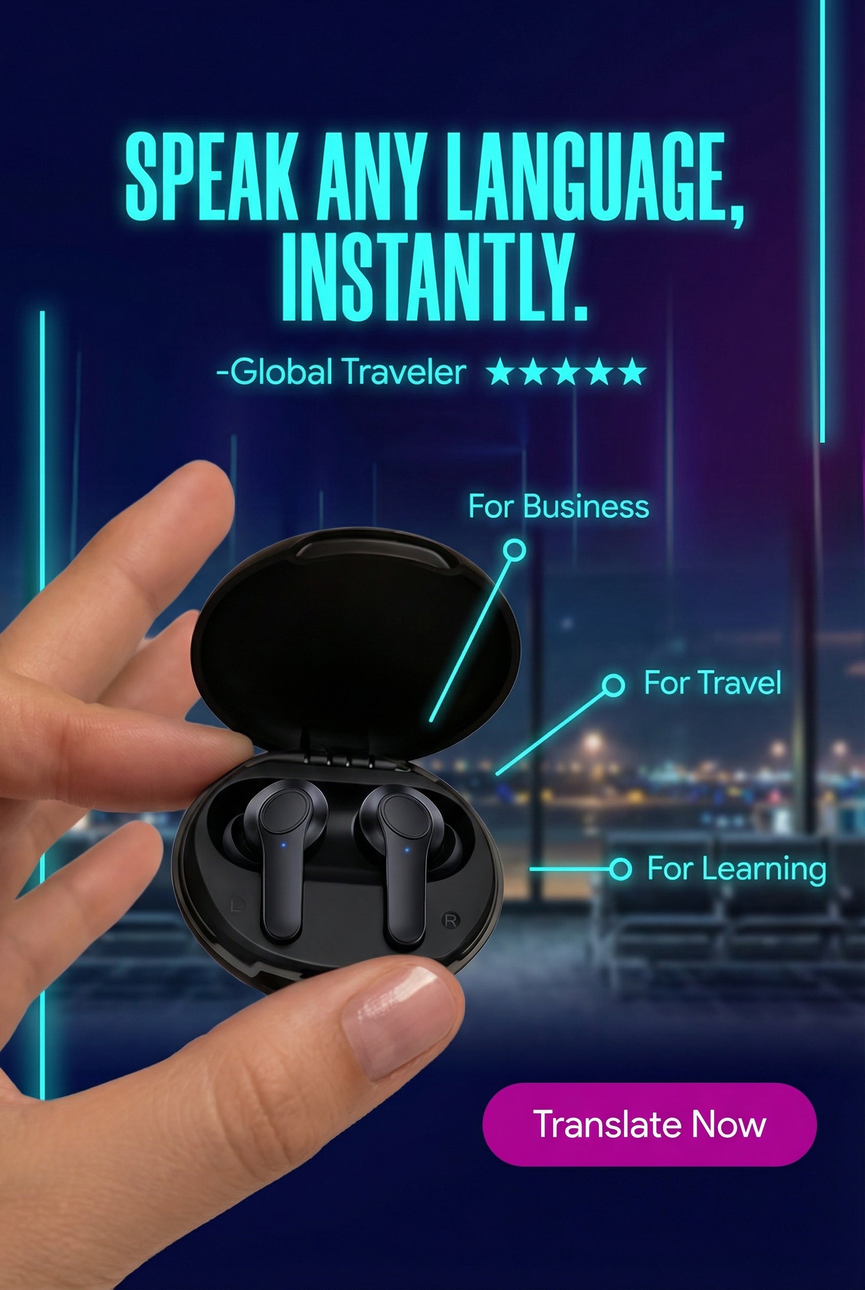 Wireless Real-time Language Translator