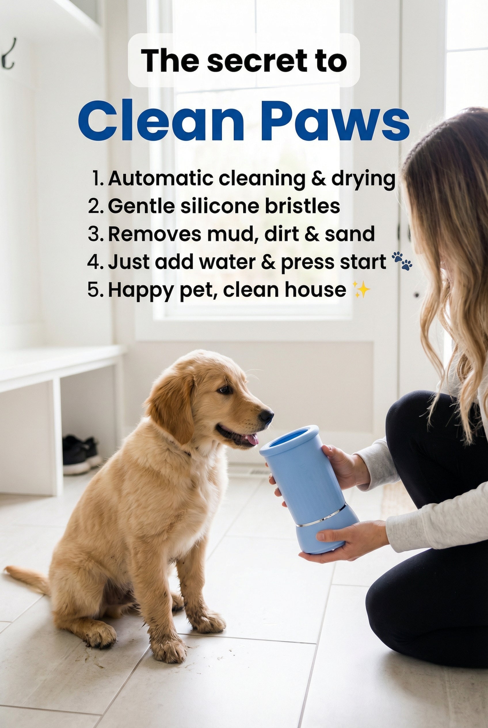 Automatic Pet Paw Cleaner