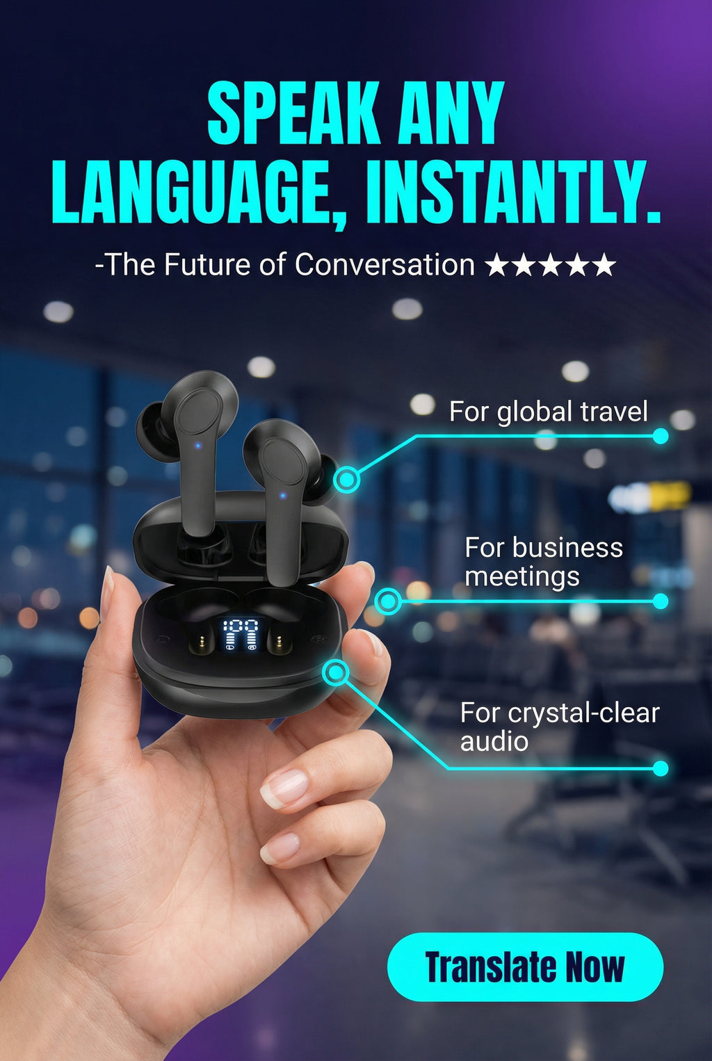 Wireless Real-time Language Translator