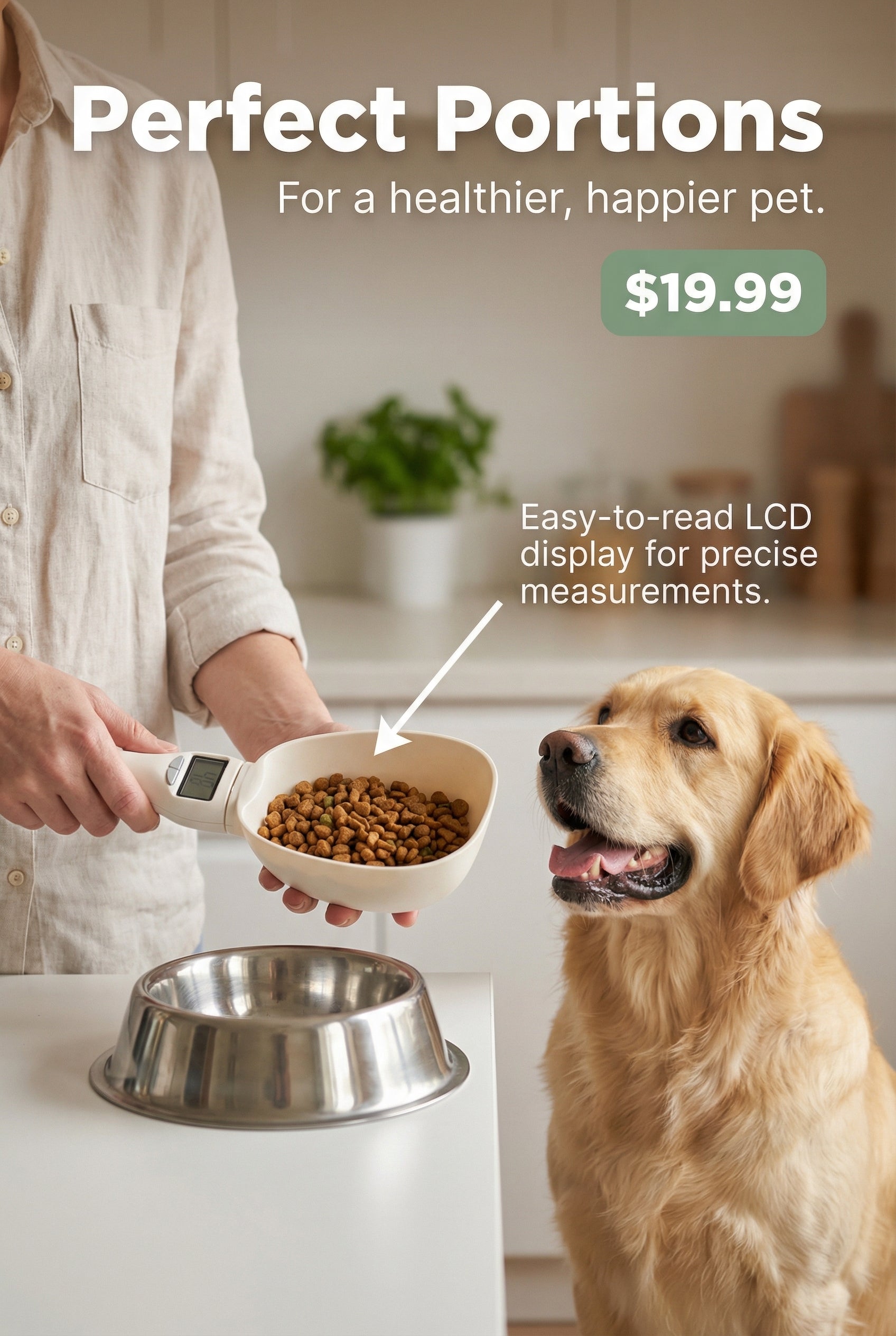 Pet Food Scale with LCD Display